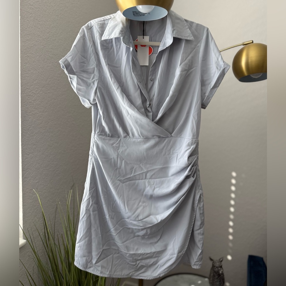 Cider Skyblue Mini Dress